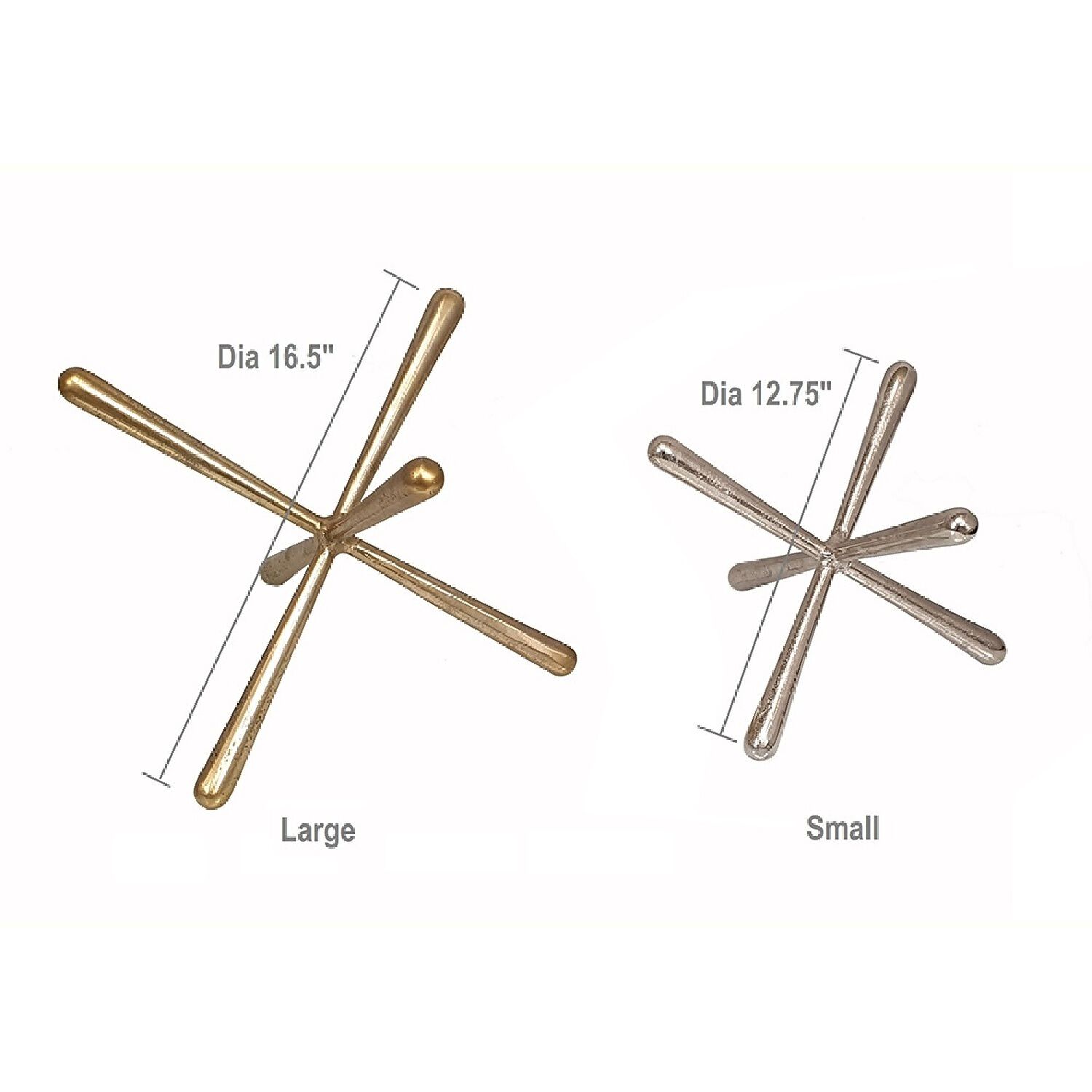 Tesla Silver/Gold Décor