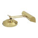 Piano/Desk 8 inch 40 watt Polished Brass Piano/Desk Lamp Portable Light in Round