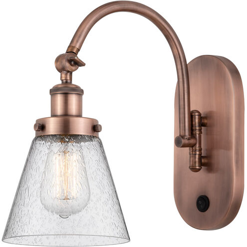 Franklin Restoration Cone 1 Light 6 inch Antique Copper Sconce Wall Light