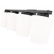 Nextra 4 Light 32 inch Matte Black Bath Vanity Wall Light