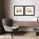 Waterside Collection Metallic Bronze With A Pewter Lip Framed Art
