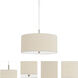 Addison 3 Light 18 inch Brushed Steel Pendant Ceiling Light