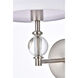 Bethany 1 Light 9 inch Stain Nickel Bath Sconce Wall Light