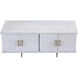 Brendle Whitewash with Gold Credenza