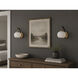 Soji LED 6 inch Black and Gold Wall Sconce Wall Light