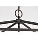 Emma 4 Light 20 inch Dark Bronze Pendant Ceiling Light