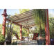 Open Air Sawyer LED 38 inch Aged Zinc with Distressed Black Outdoor Hanging