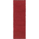 Tonga 132 X 96 inch Bright Red Rug