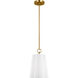kate spade new york Bronte 1 Light 9.25 inch Burnished Brass Hanging Shade Pendant Ceiling Light