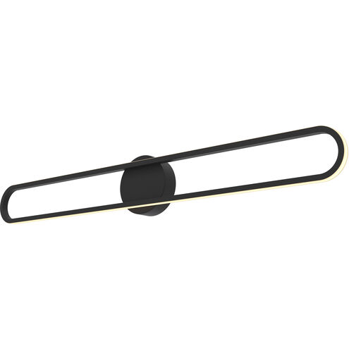 Sienna LED 34.5 inch Black Vanity Light Wall Light