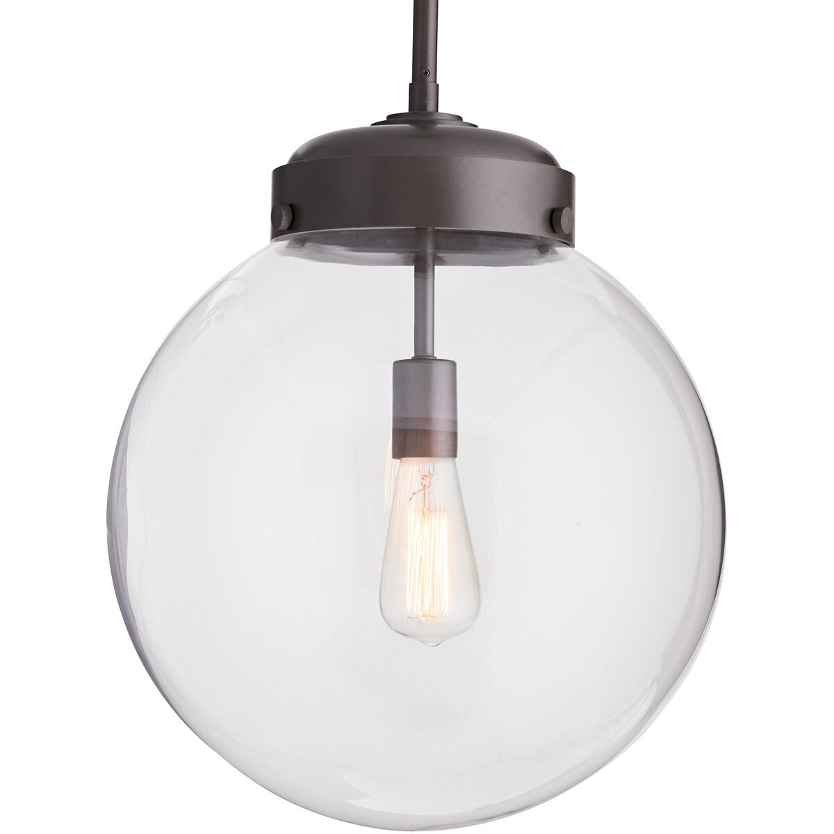 Reeves 1 Light 15.5 inch Aged Iron Outdoor Pendant, Large