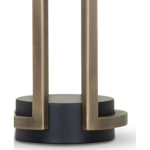 Carmel 27.5 inch 150.00 watt Antique Brass and Black Matte Table Lamp Portable Light