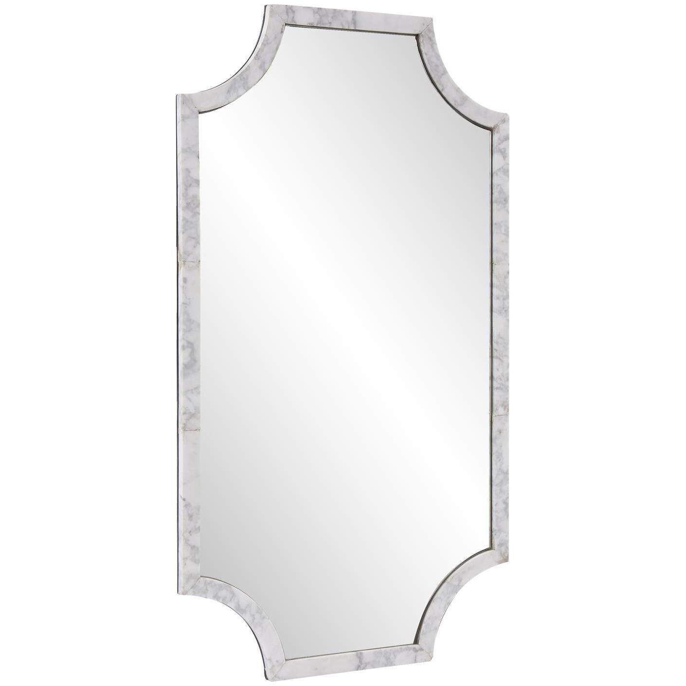 Makrana 36 X 20 inch White/Gray Mirror