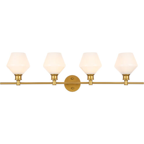 Gene 4 Light 38 inch Brass Wall sconce Wall Light
