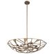 Esmeralda 6 Light 26 inch Pearlized Antique Brass Pendant Ceiling Light
