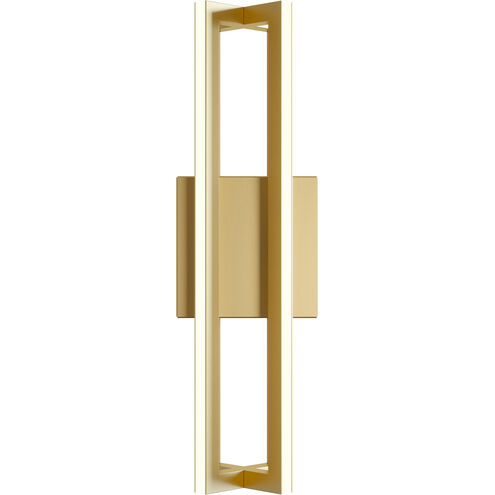Cass LED 5 inch Gold Sconce Wall Light