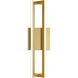 Cass LED 5 inch Gold Sconce Wall Light