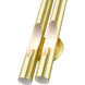 Acra 2 Light 5 inch Satin Brass ADA ADA Double Sconce Wall Light