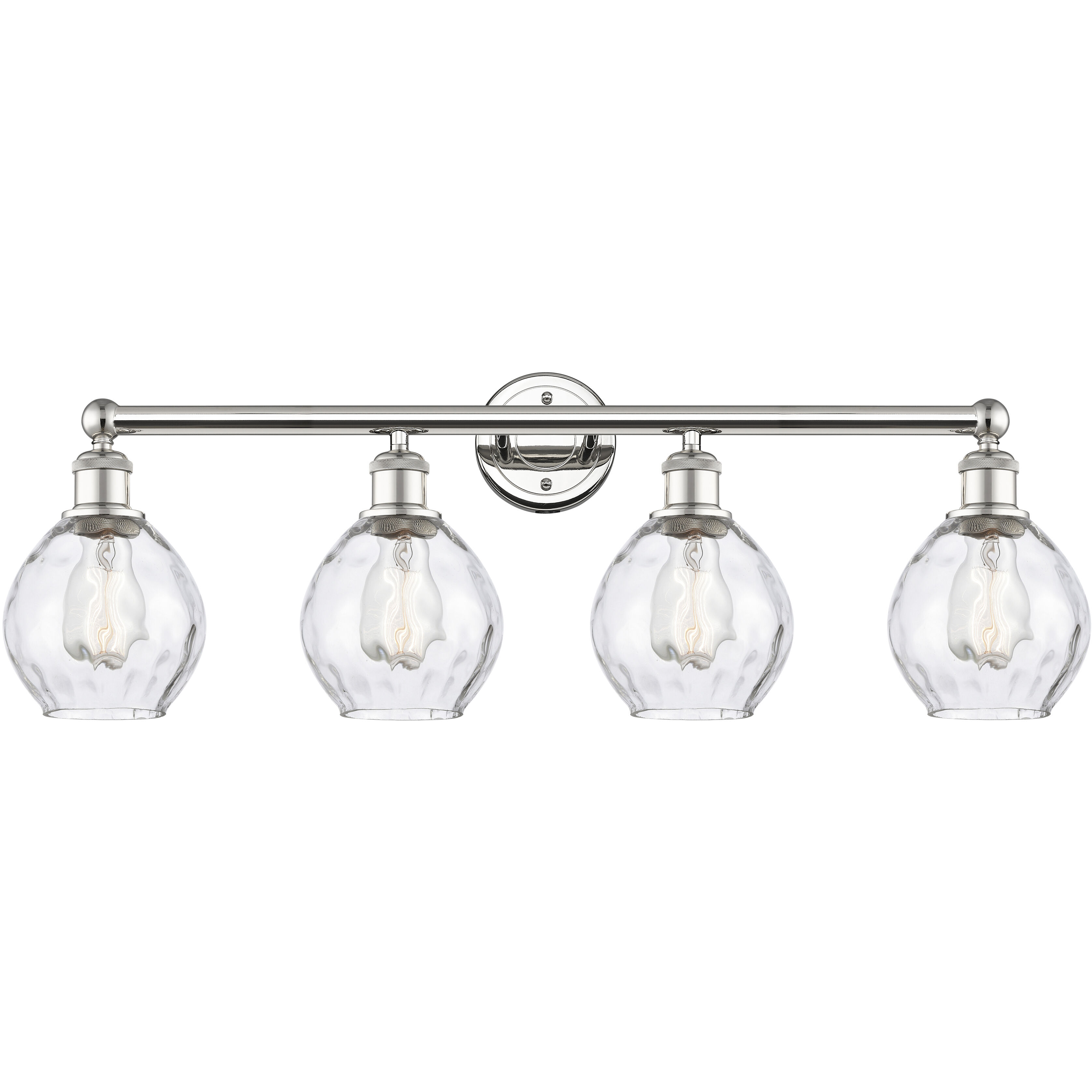 Waverly 4 Light 33 inch Polished Nickel Bath Vanity Light Wall Light