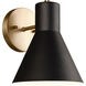 Towner 1 Light 7 inch Satin Brass Wall Bath Fixture Wall Light
