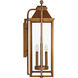 Sean Lavin Wellsworth 4 Light 26.88 inch Natural Copper Outdoor Wall Lantern
