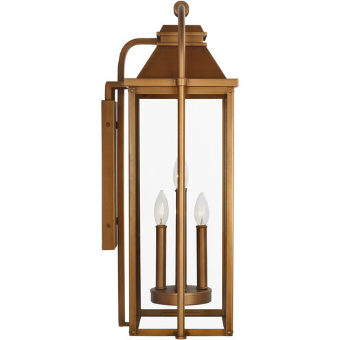 Sean Lavin Wellsworth 4 Light 26.88 inch Natural Copper Outdoor Wall Lantern