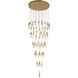 Canada LED 28 inch Antique Brass Chandelier Ceiling Light