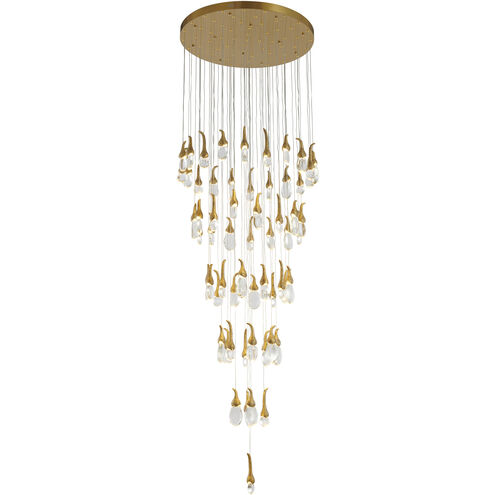 Canada LED 28 inch Antique Brass Chandelier Ceiling Light