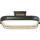 Rave LED 18 inch Matte Black Flush Mount Ceiling Light