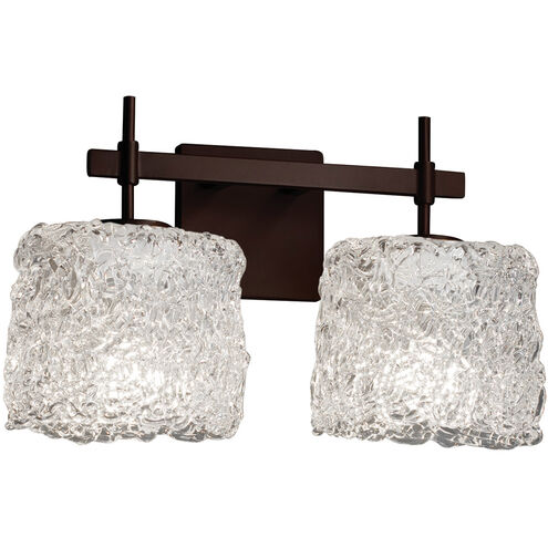 Veneto Luce 2 Light 15.5 inch Brushed Nickel Vanity Light Wall Light in Lace (Veneto Luce), Oval, Incandescent