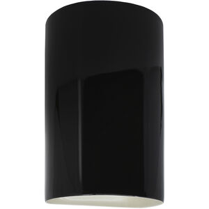 Ambiance LED 7.75 inch Gloss Black Wall Sconce Wall Light