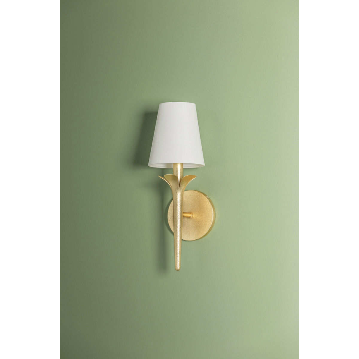 Emily 1 Light 5.5 inch Gold Leaf Wall Sconce Wall Light