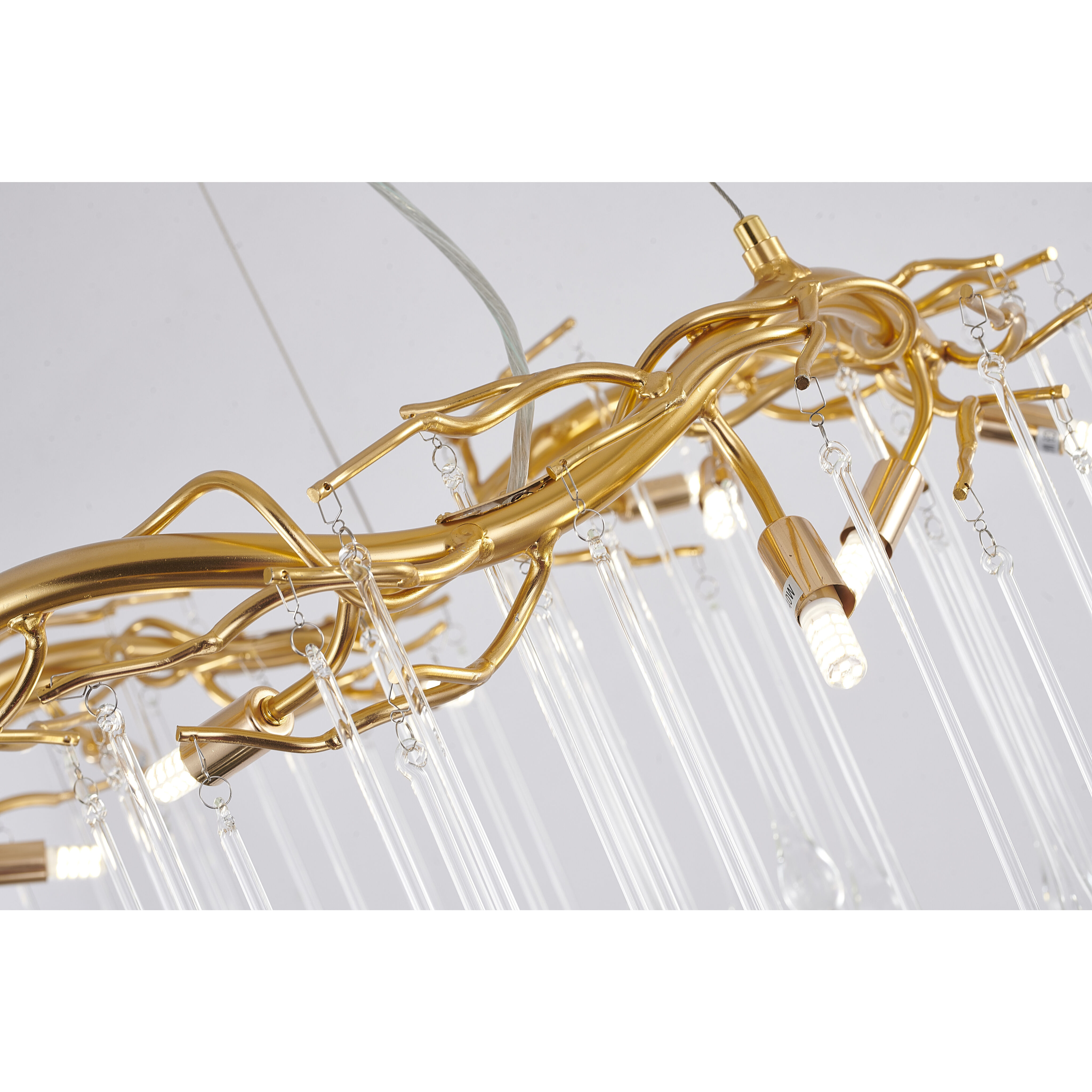 Canada 12 Light 31.5 inch Gold Chandelier Ceiling Light