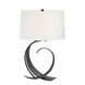 Fullered Impressions 22.1 inch 150 watt Black Table Lamp Portable Light in Natural Anna