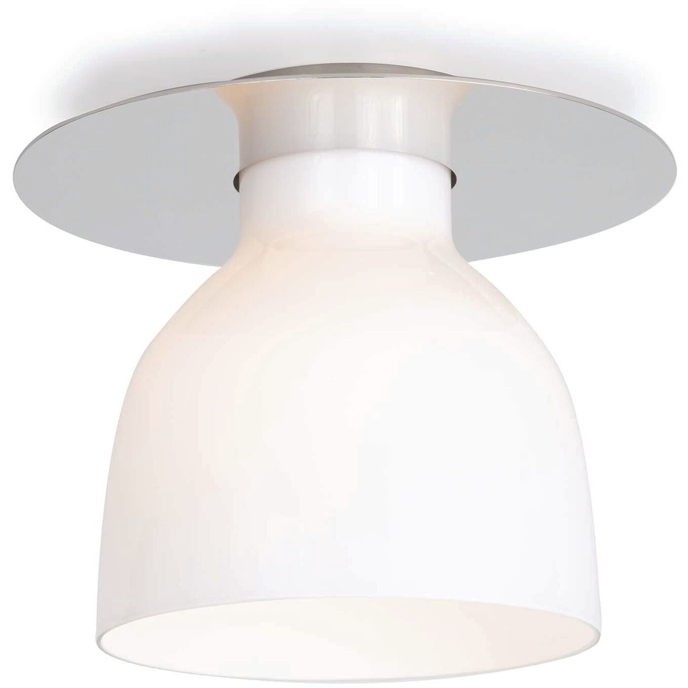 Mixer 1 Light 11 inch Polished Nickel Flush Mount Ceiling Light