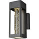 Geyser Outdoor LED 10 inch Black Outdoor Sconce
