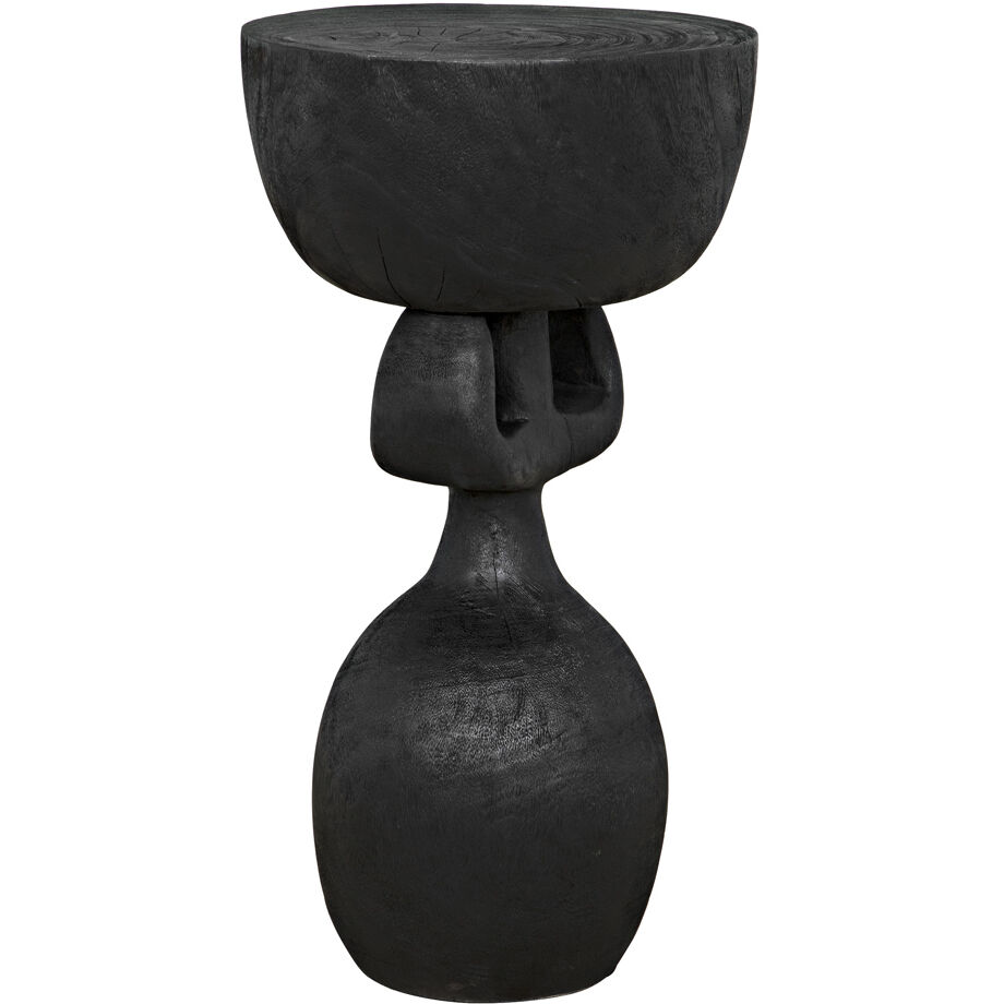 Achebe 26 X 14 inch Burnt Black Side Table