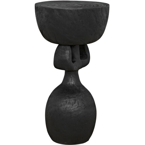 Achebe 26 X 14 inch Burnt Black Side Table