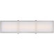 Merick LED 24 inch Brushed Nickel Bath Bar Wall Light