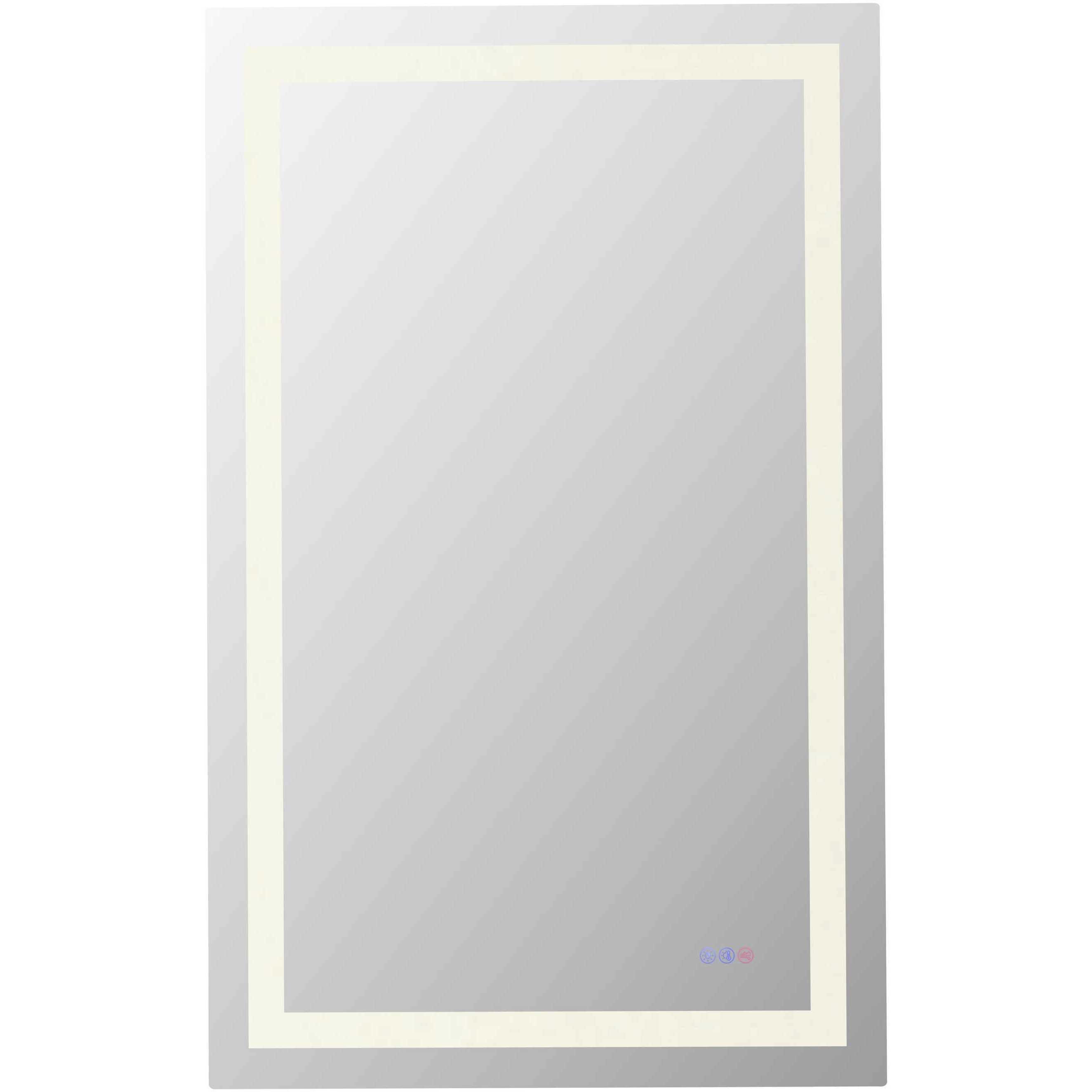 Riven 48 X 30 inch White LED Mirror