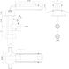 Downey LED 2.38 inch Black Semi Flush Mount Ceiling Light