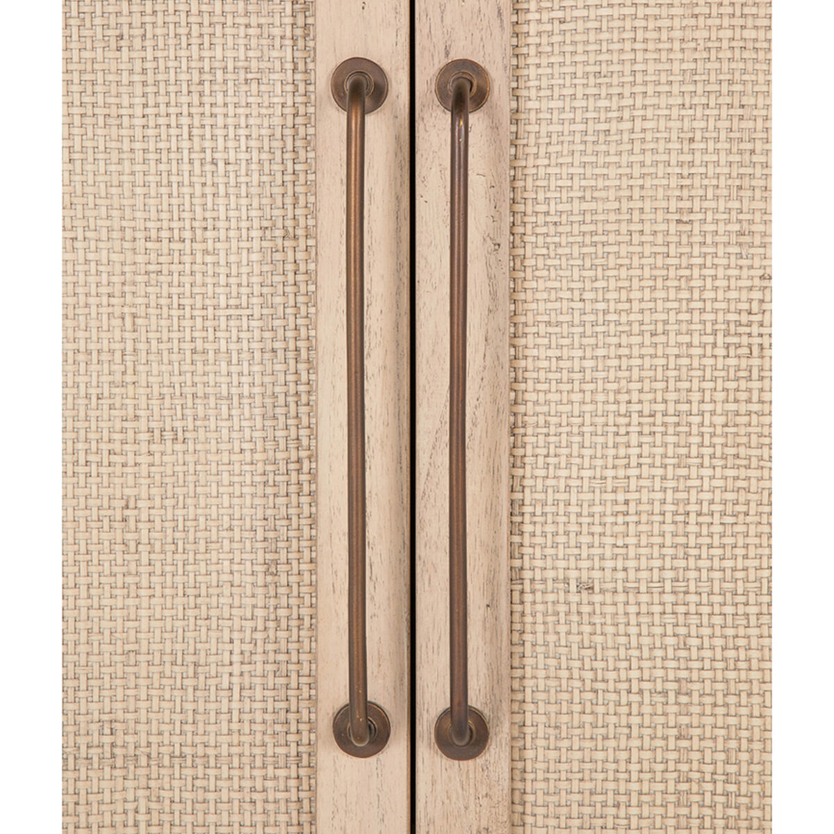 Elba Blonde Natural / Antique Bronze Cabinet