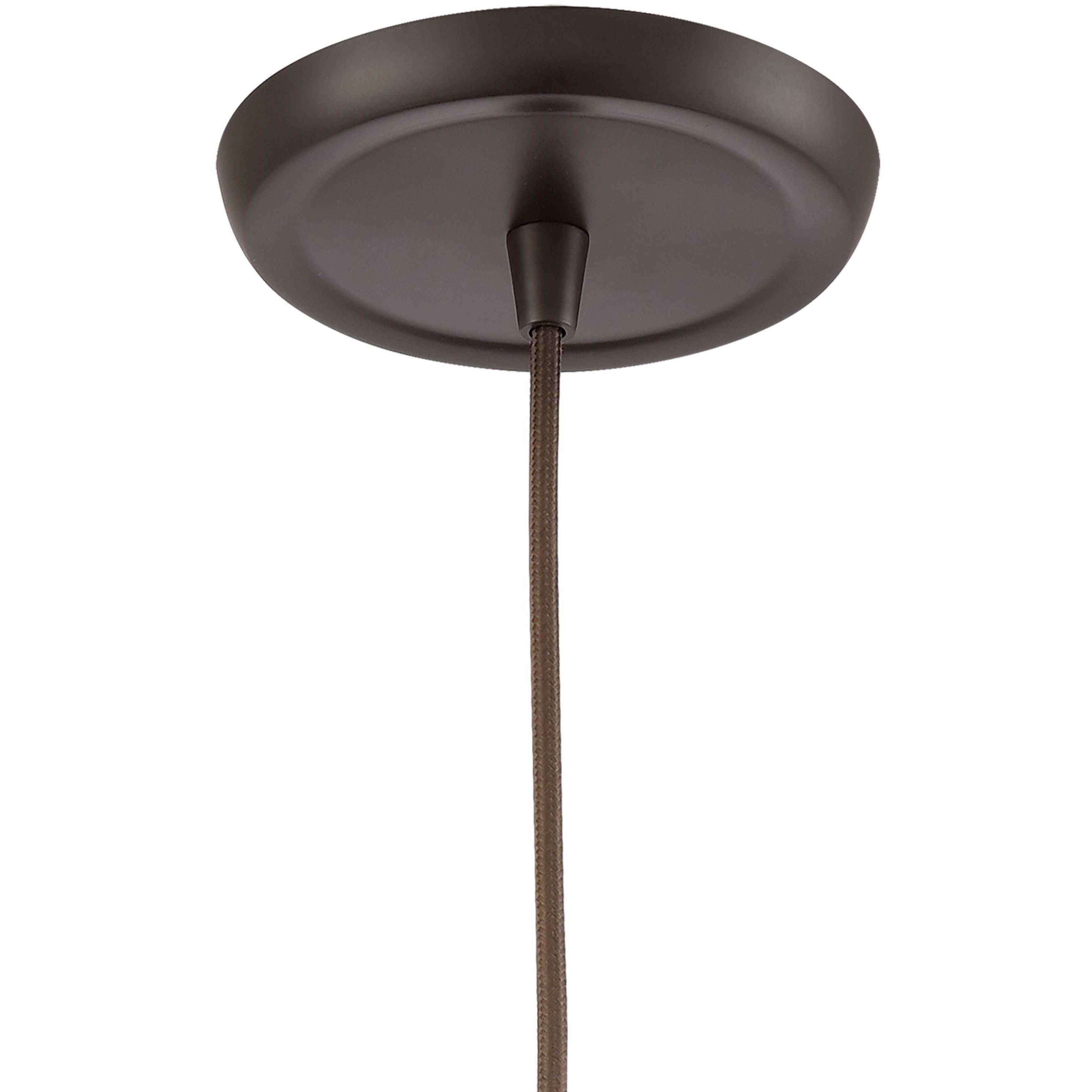 Coastal Inlet 1 Light 9 inch Oil Rubbed Bronze Pendant Ceiling Light