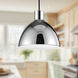 Chroma LED 8.88 inch Chrome Pendant Ceiling Light