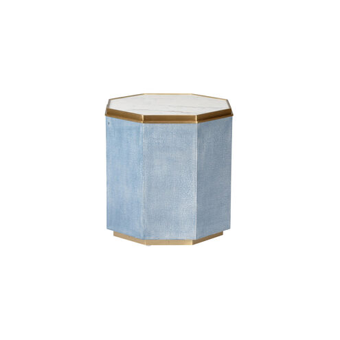 Bradshaw Orrell Antique/Natural White/Blue Cocktail Table