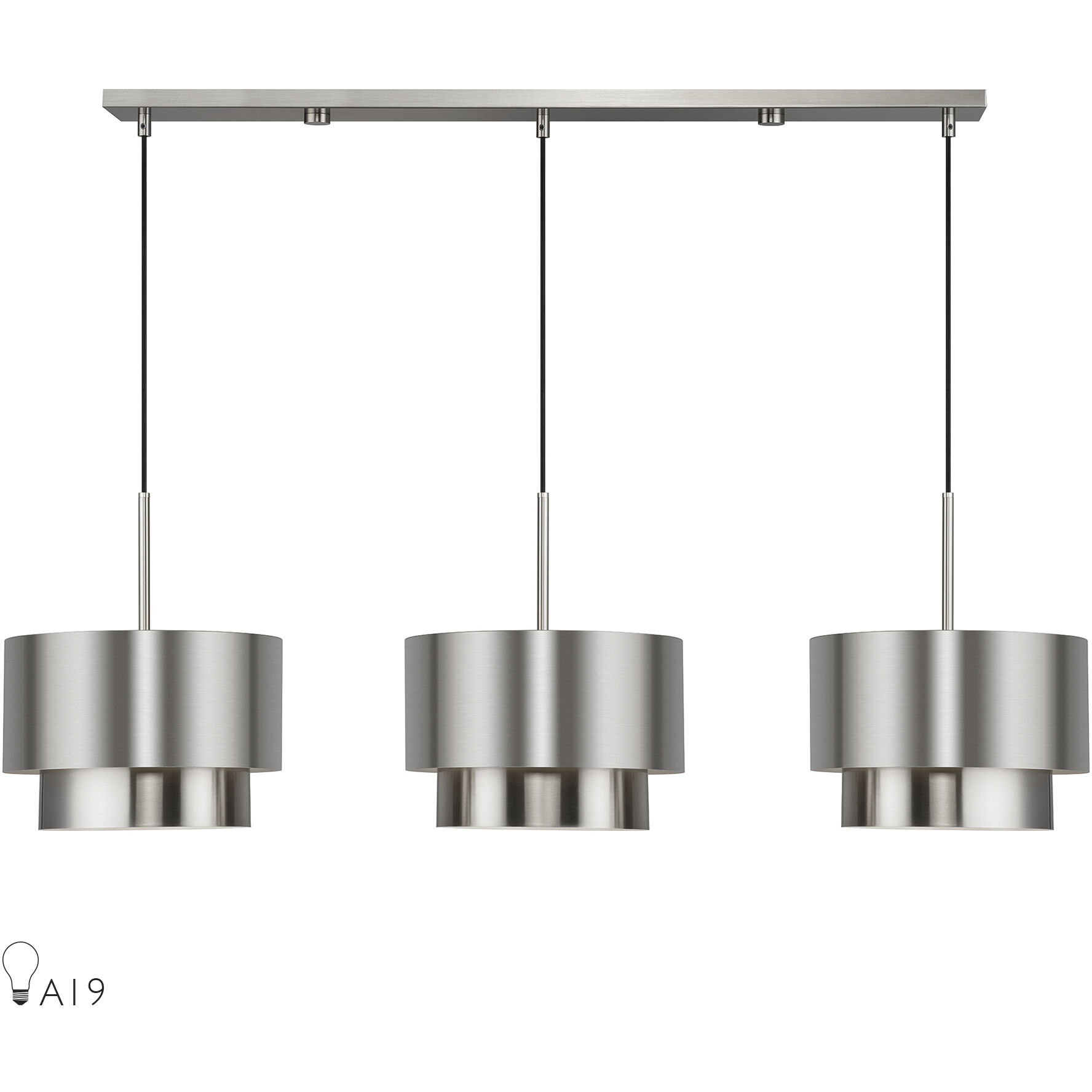 Zolana 3 Light 12.00 inch Island Light