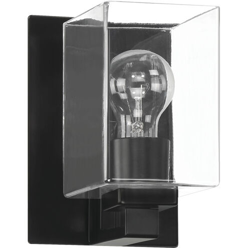 McClane 1 Light 5.5 inch Flat Black Wall Sconce Wall Light