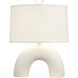 Flection 25 inch 150.00 watt Dry White Table Lamp Portable Light