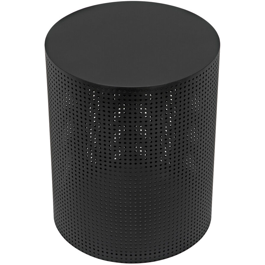 Dixon 20.5 X 16 inch Matte Black Side Table, Small