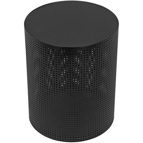 Dixon 20.5 X 16 inch Matte Black Side Table, Small